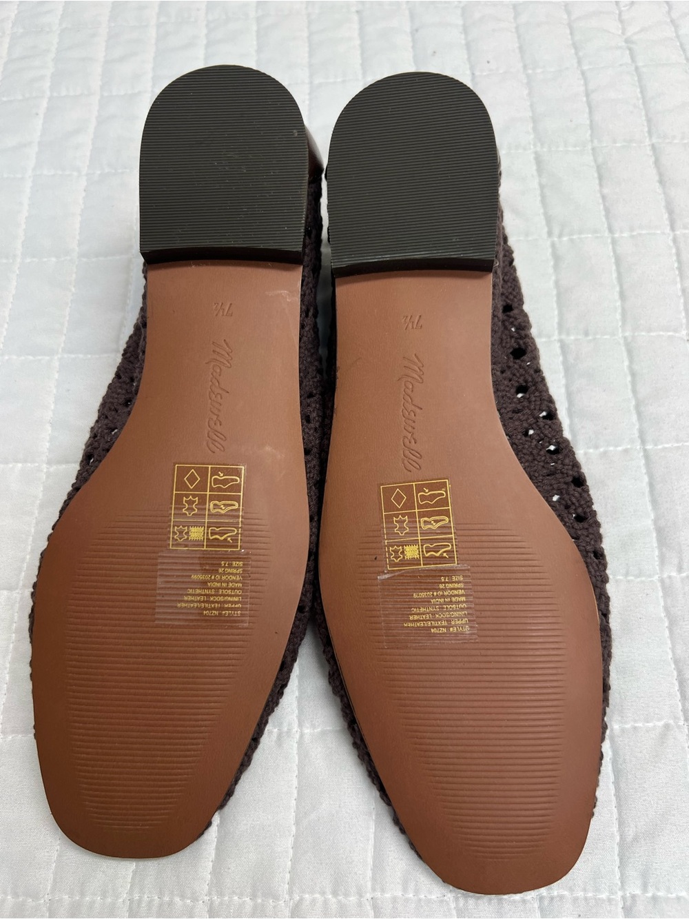 Madewell The Mylie Ballet Flat in Espresso Bean Brown Size 7.5 - Picture 9 of 10